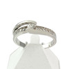 Bague d'occasion or 750 blanc diamants - vue V1