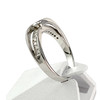 Bague d'occasion or 750 blanc diamants - vue V2