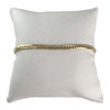 Bracelet d'occasion or 750 jaune maille anglaise 18 cm - vue V1