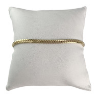 Bracelet d'occasion or 750 jaune maille anglaise 18 cm