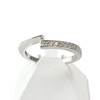 Bague d'occasion GAREL or 750 blanc diamants - vue V1