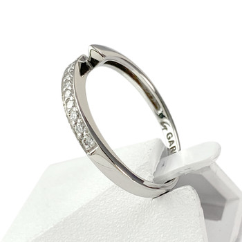 Tweedehands ring GAREL goud 750 witte diamanten