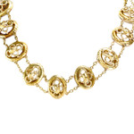 Secondhand necklace gold 750 yellow fancy mesh 42,5 cm - view 1