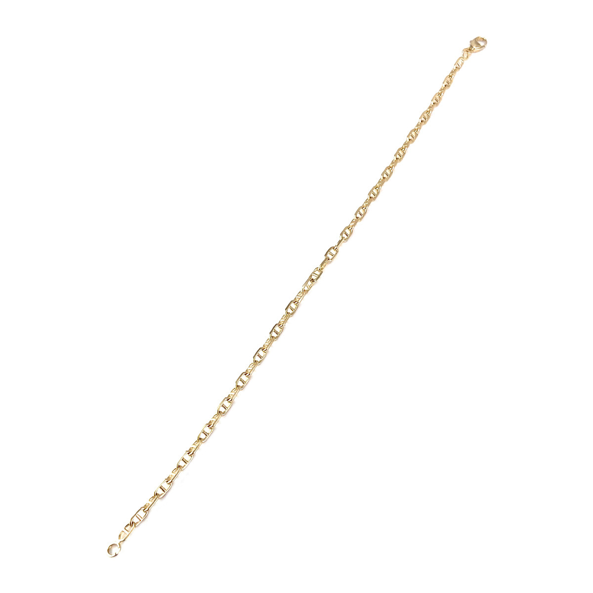 Bracelet d'occasion or 750 jaune maille marine 19,5 cm - vue 2