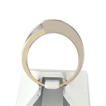 Tweedehands ring 2 goud 750 diamanten