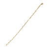 Bracelet d'occasion or 750 jaune maille marine 18,5 cm - vue V2