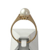 Bague d'occasion or 750 rose perle de culture - vue V3