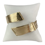 Bracelet rigide d'occasion or 750 jaune 19 cm - vue 1