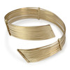 Bracelet rigide d'occasion or 750 jaune 19 cm - vue V2