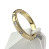 Bague d'occasion or 750 jaune diamants - vue V2