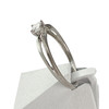 Bague d'occasion or 375 blanc diamant rubis - vue V2