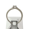 Bague d'occasion or 375 blanc diamant rubis - vue V3