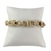 Bracelet d'occasion or 750 jaune maille fantaisie 20,5 cm - vue V1