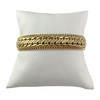 Bracelet d'occasion or 750 jaune maille fantaisie 20 cm - vue V1