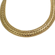Collier d'occasion or 750 jaune maille fantaisie 45 cm