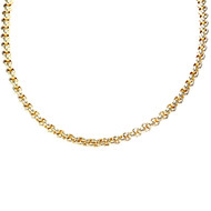 Collier d'occasion or 750 jaune maille jaseron 45 cm