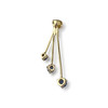 Pendentif d'occasion or 750 2 tons saphirs diamant - vue V2