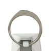 Bague d'occasion or 375 blanc diamant - vue V3