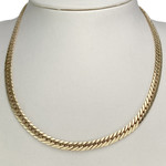 Collier d'occasion or 750 jaune maille anglaise 44,5 cm - vue 2