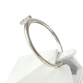 Bague d'occasion or 375 blanc diamants