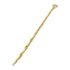 Bracelet d'occasion or 750 jaune maille fantaise 19 cm - vue V2