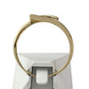 Bague d'occasion or 750 jaune 2 tons diamants - vue V3