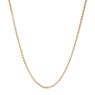 Chaine d'occasion or 750 jaune maille jaseron 66,5 cm