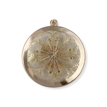 Tweedehands hanger in 585 geel goud