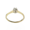 Solitaire d'occasion 2 ors 750 diamant - vue V1