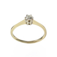 Solitaire d'occasion 2 ors 750 diamant