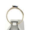 Bague d'occasion or 375 2 tons saphir - vue V3