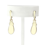 Boucles d'oreilles pendants d'occasion or 750 jaune - vue 1