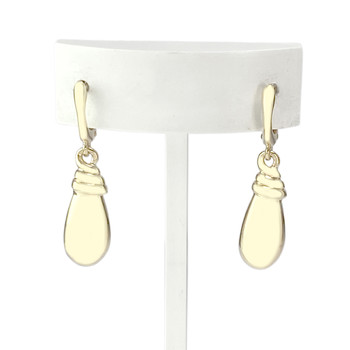Boucles d'oreilles pendants d'occasion or 750 jaune