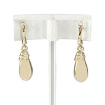 Boucles d'oreilles pendants d'occasion or 750 jaune - vue 3