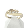 Bague d'occasion or 750 jaune diamants - vue V1