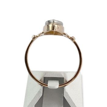 Second hand ring 2 gold 585 diamonds