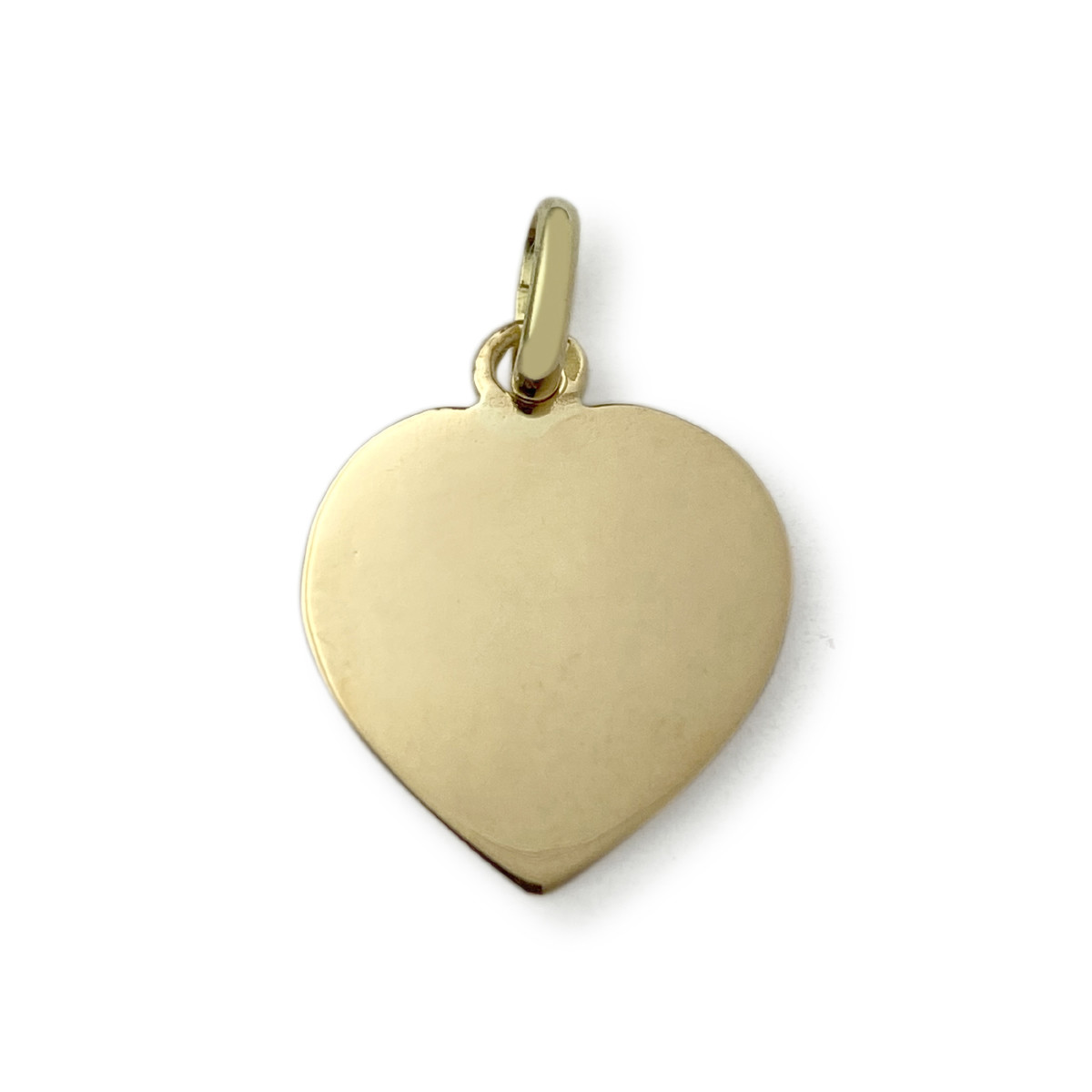 Pendentif coeur d'occasion or 750 jaune - vue 2