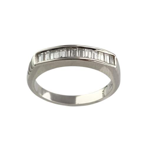 Bague Dhamani d'occasion or 750 blanc diamants