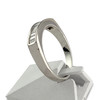 Bague Dhamani d'occasion or 750 blanc diamants - vue V2