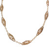 Collier d'occasion or 750 jaune maille filigrane 49 cm - vue V1