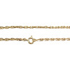 Chaîne d'occasion or 750 jaune maille forçat 47,5 cm - vue V3