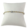Bracelet d'occasion 2 ors 750 maille grain de café perles de culture 20,5 cm - vue V1