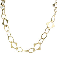 Collier d'occasion or 750 jaune maille fantaisie 46,5 cm