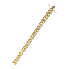 Bracelet d'occasion or 750 jaune maille fantaisie 19 cm - vue V2
