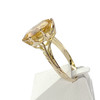 Bague d'occasion or 750 jaune citrine - vue V2