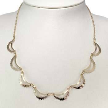 Collier d'occasion or 750 jaune maille fantaisie 45 cm