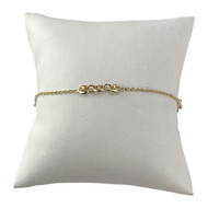 Bracelet d'occasion or 750 jaune maille fantaise 20,5 cm