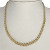 Collier d'occasion or 750 jaune maille fantaisie 43 cm - vue V2