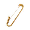 Bracelet d'occasion 2 ors 750 maille fantaisie 19 cm - vue V3