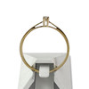 Solitaire d'occasion or 375 jaune diamant - vue V3